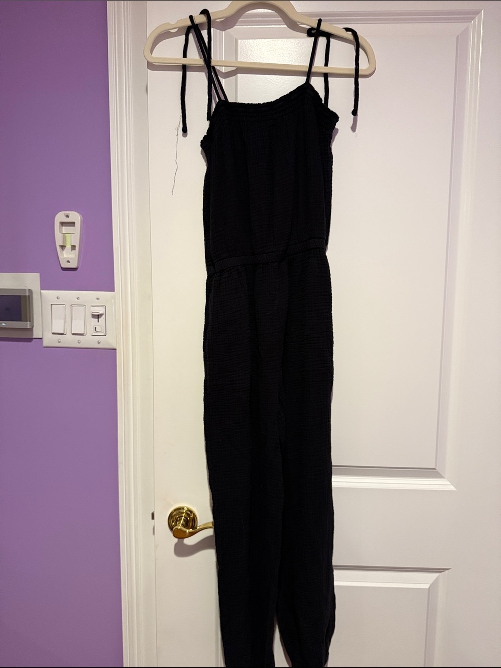 Z supply gauze jumpsuit